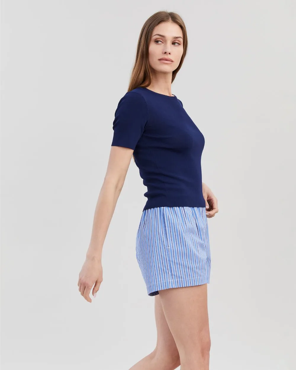 Riada T-Shirt French Navy sold by SOLID & STRIPED product image thumbnail 4