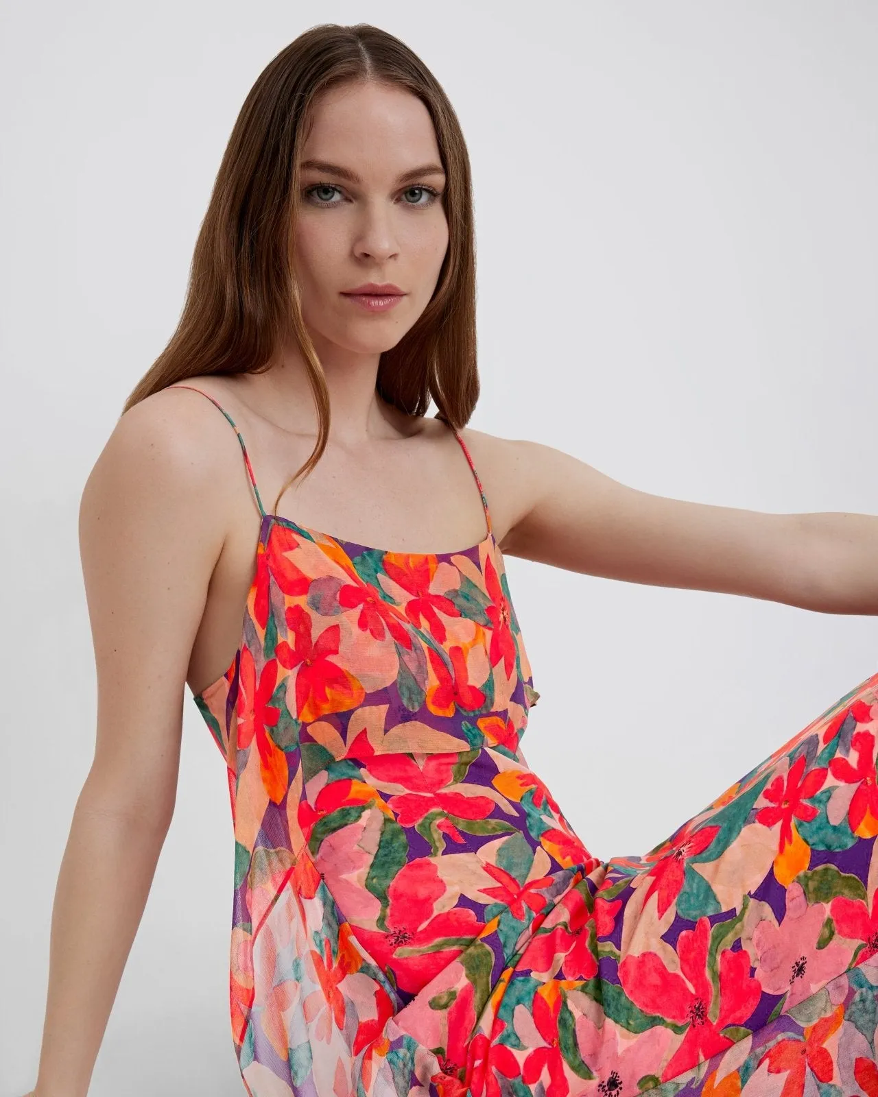 Lanier Dress Flora Print sold by SOLID & STRIPED product image thumbnail 5