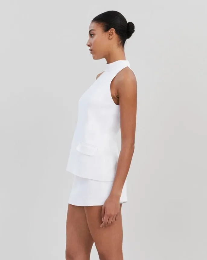 Ronit Sleeveless Top Optic White sold by SOLID & STRIPED product image thumbnail 5