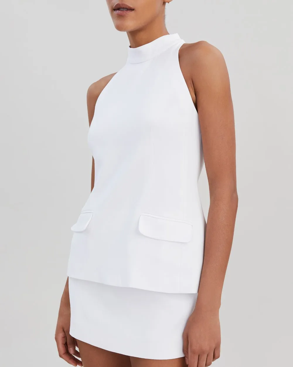 Ronit Sleeveless Top Optic White sold by SOLID & STRIPED product image thumbnail 3