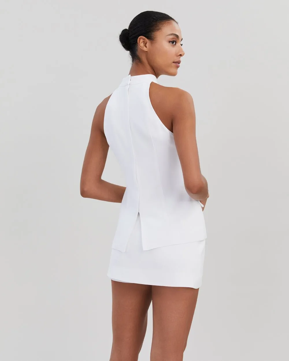 Ronit Sleeveless Top Optic White sold by SOLID & STRIPED product image thumbnail 4