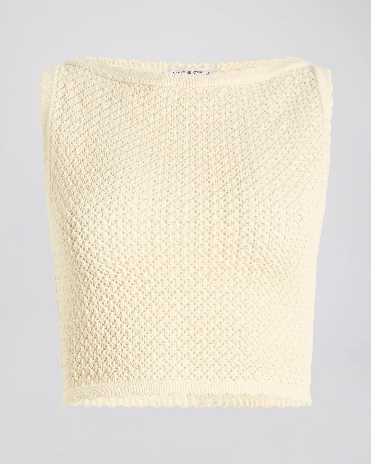 Celeste Tank Ecru sold by SOLID & STRIPED product image thumbnail 2