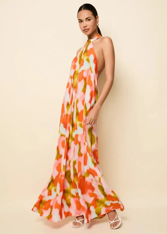 Viv Dress Blur Print sold by SOLID & STRIPED