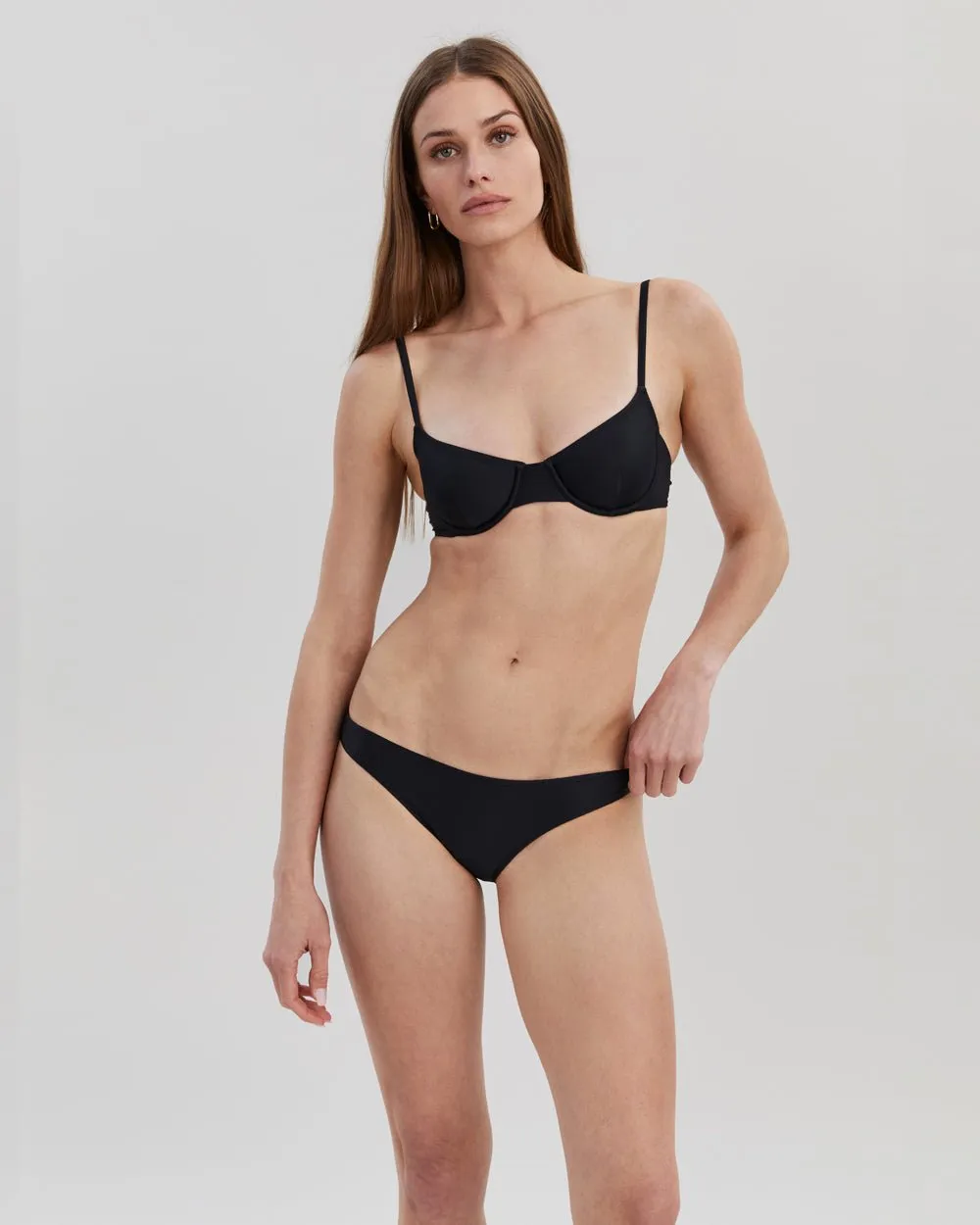 Eva Bikini Top Black sold by SOLID & STRIPED