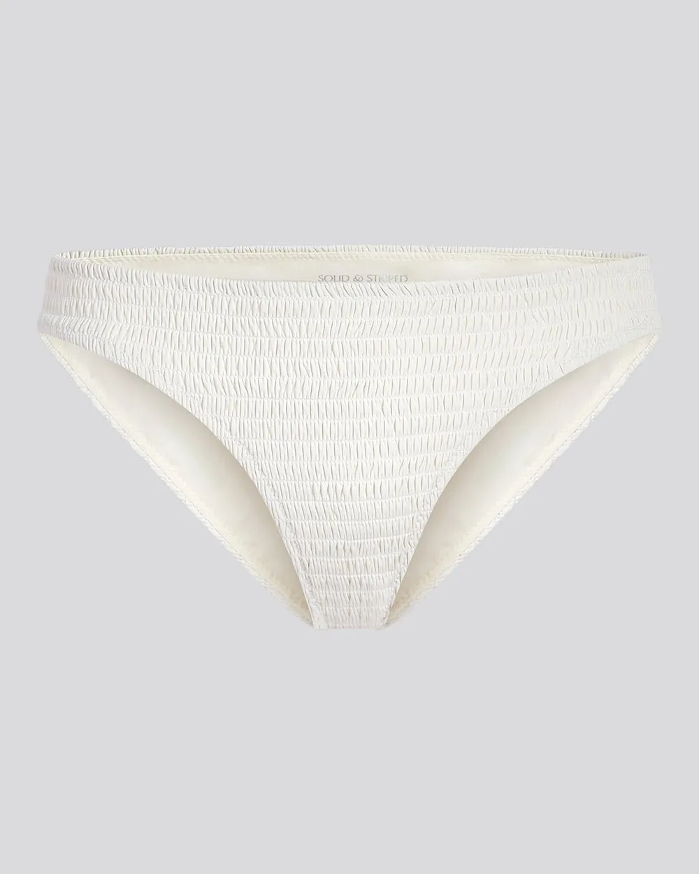 Rachel Smocked Bikini Bottom Brule sold by SOLID & STRIPED product image thumbnail 2