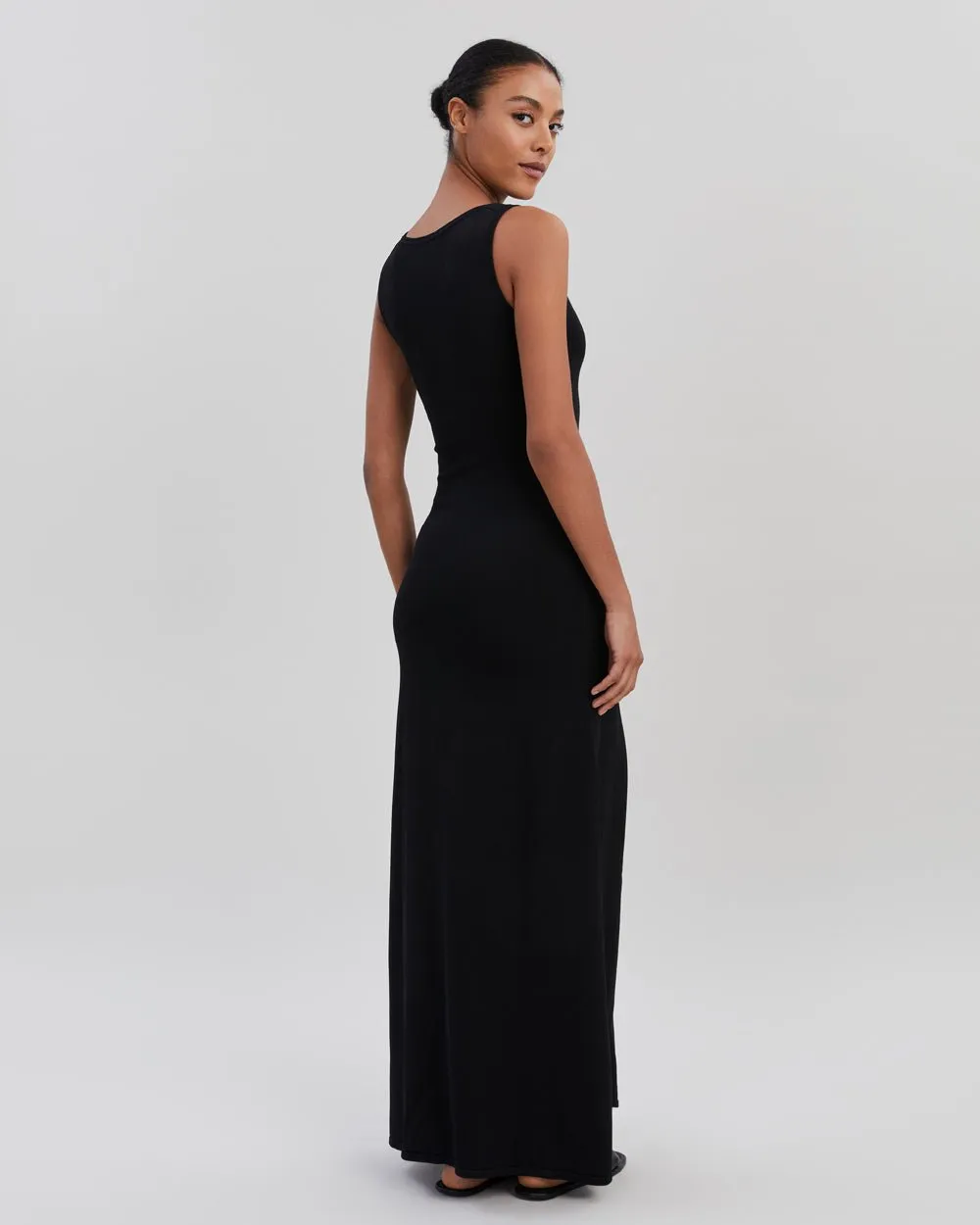 Mila Dress Noir sold by SOLID & STRIPED product image thumbnail 4