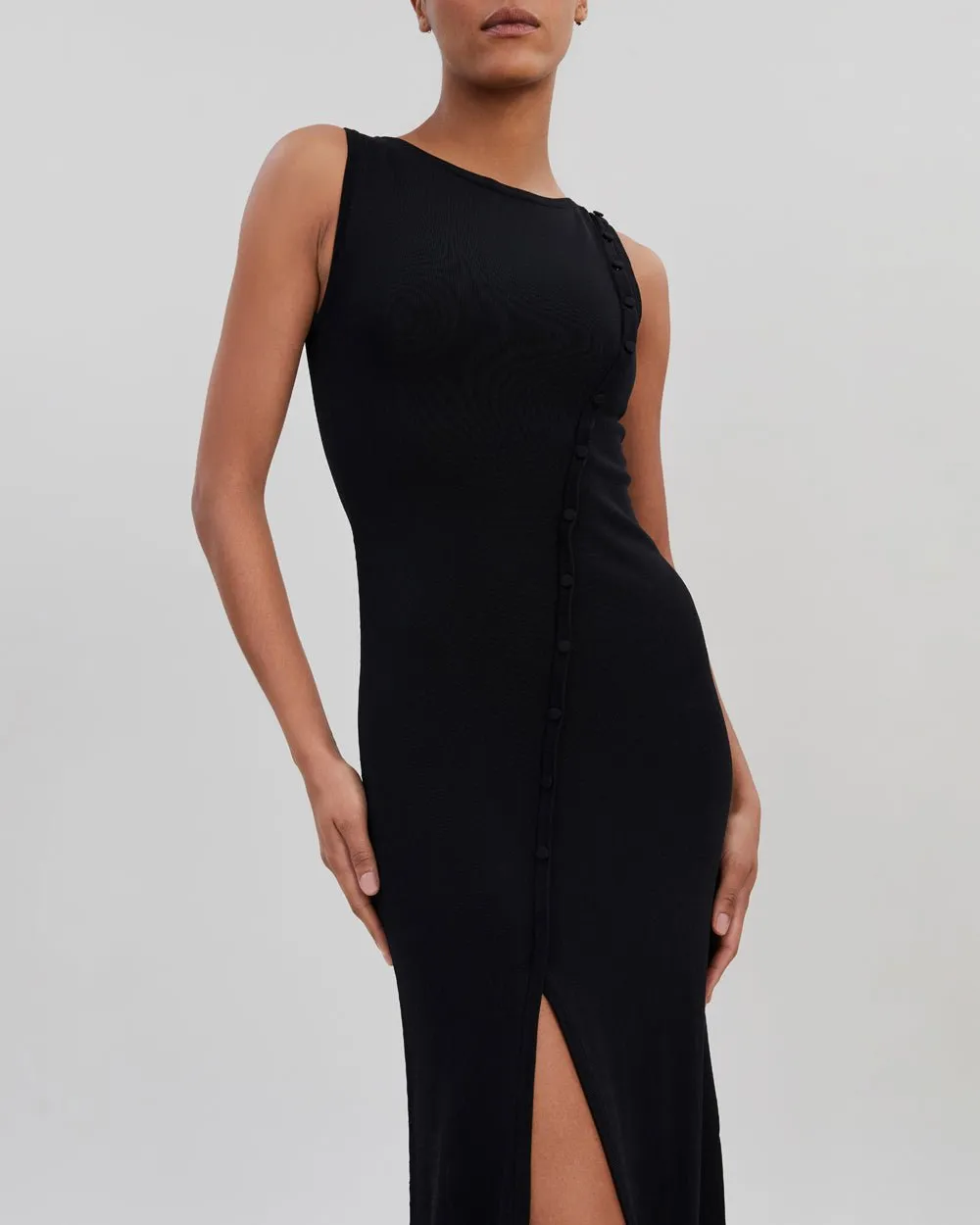 Mila Dress Noir sold by SOLID & STRIPED product image thumbnail 3
