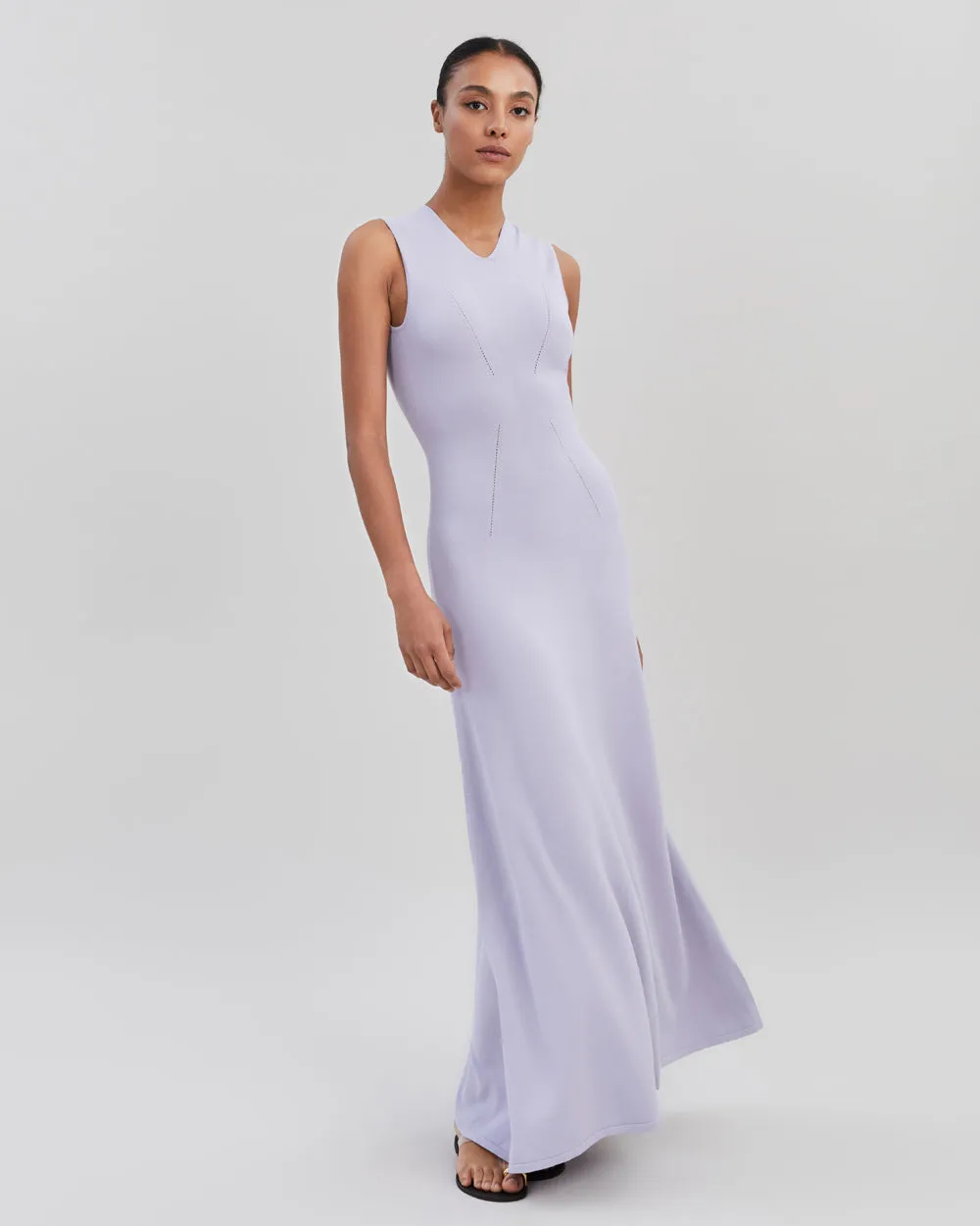 Nadia Dress Lilac Pastel sold by SOLID & STRIPED