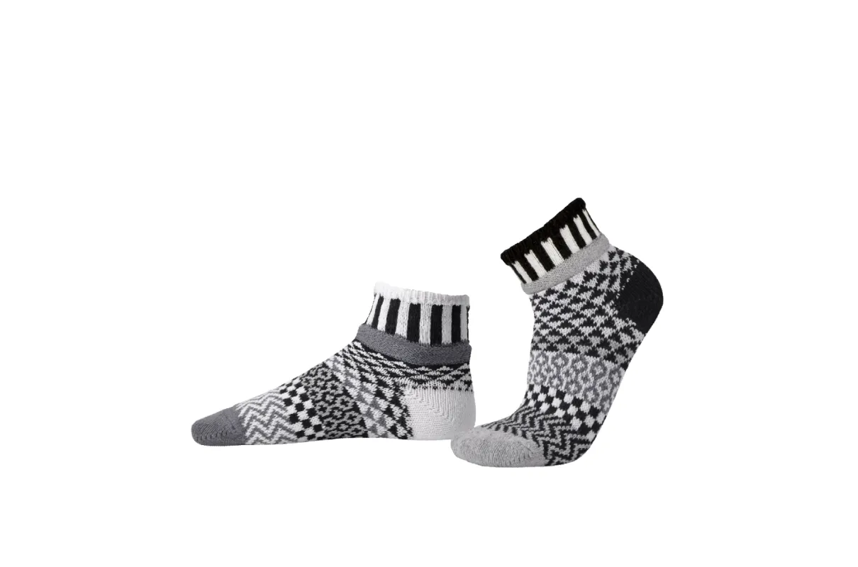 Midnight Quarter Socks sold by Solmate Socks