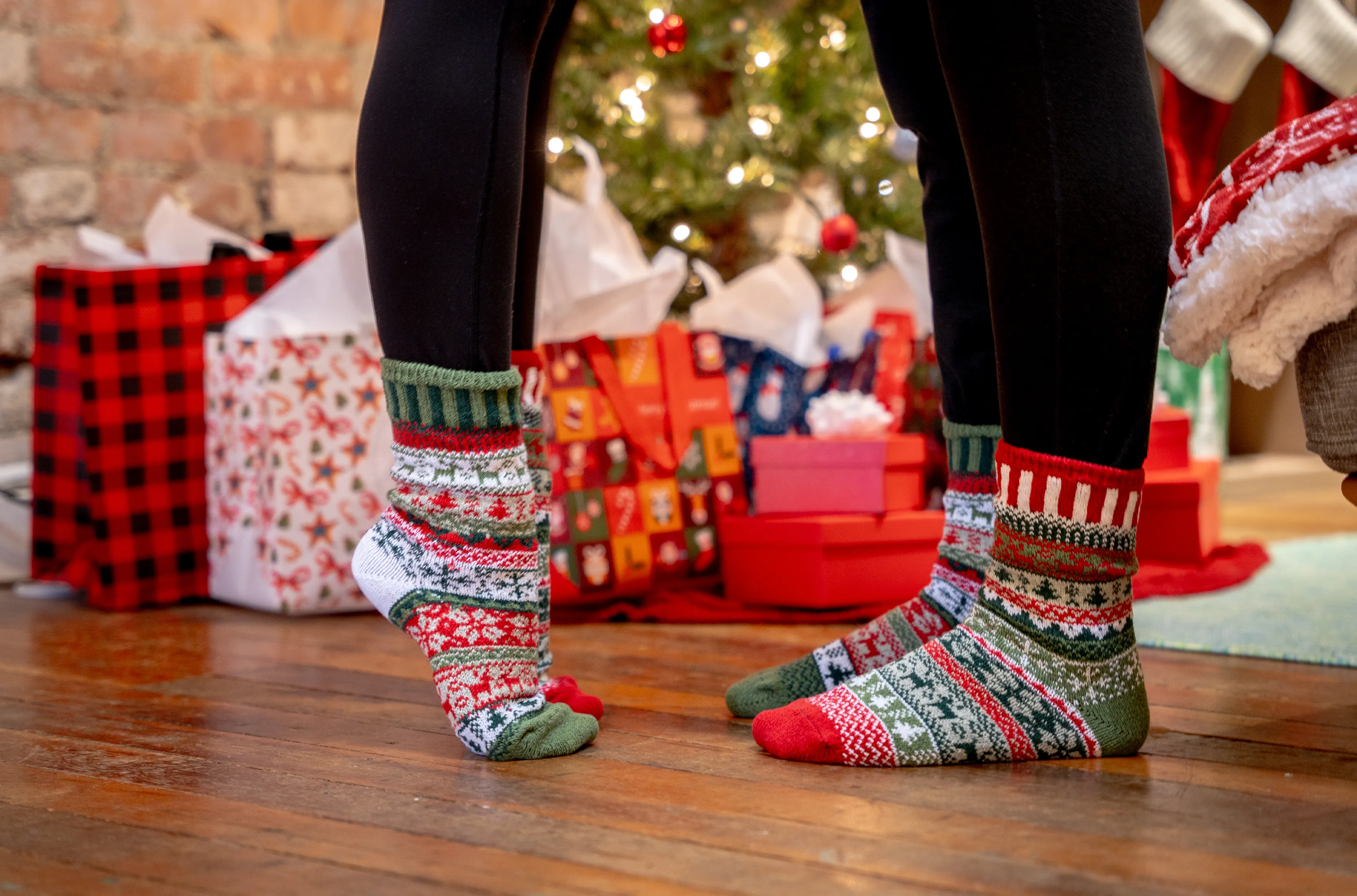 Yuletide Crew Socks sold by Solmate Socks product image thumbnail 2