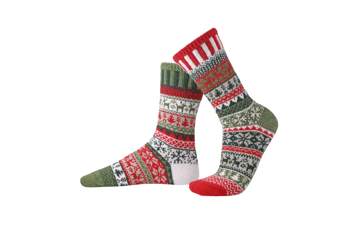 Yuletide Crew Socks sold by Solmate Socks