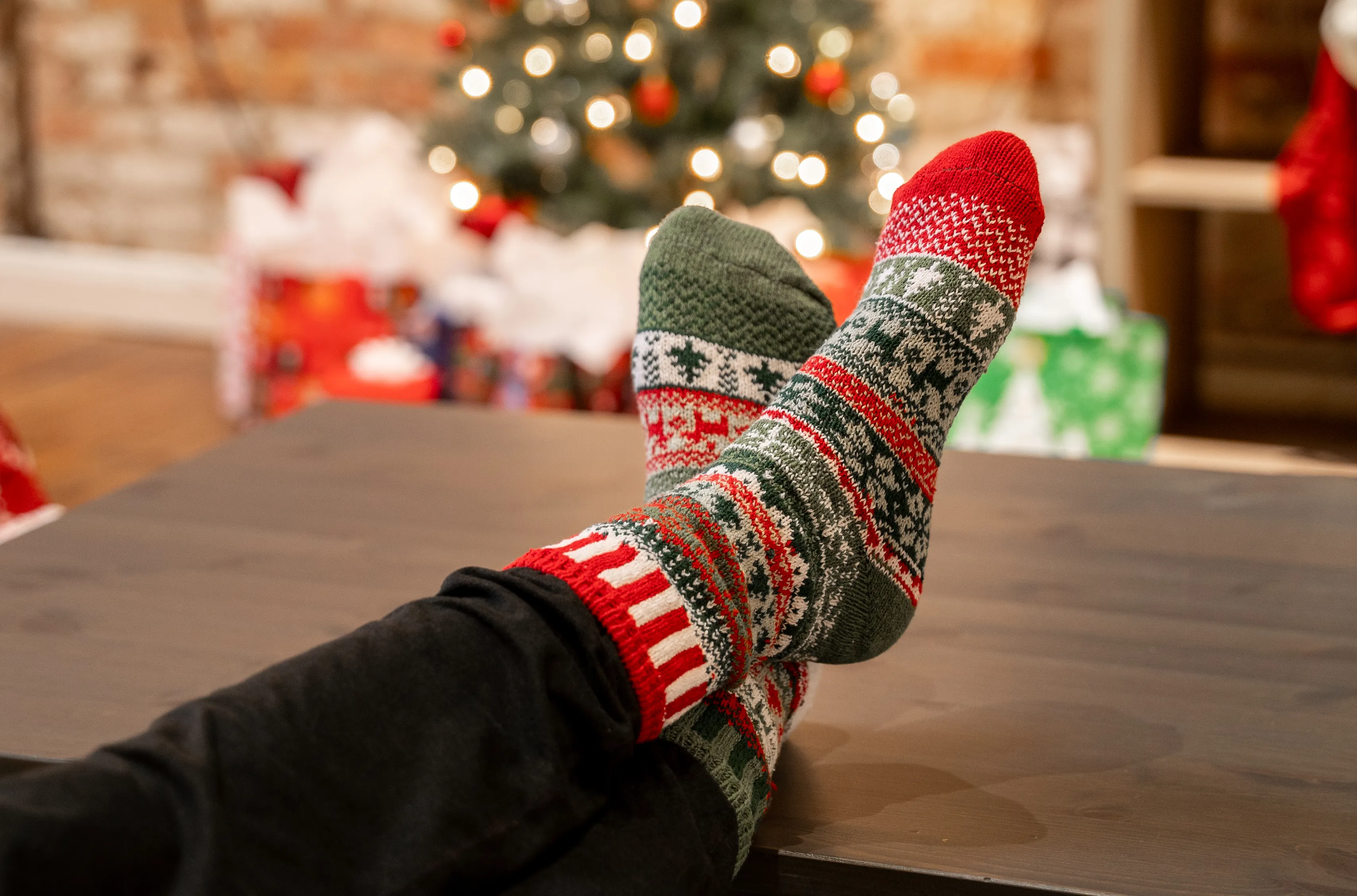 Yuletide Crew Socks sold by Solmate Socks product image thumbnail 3