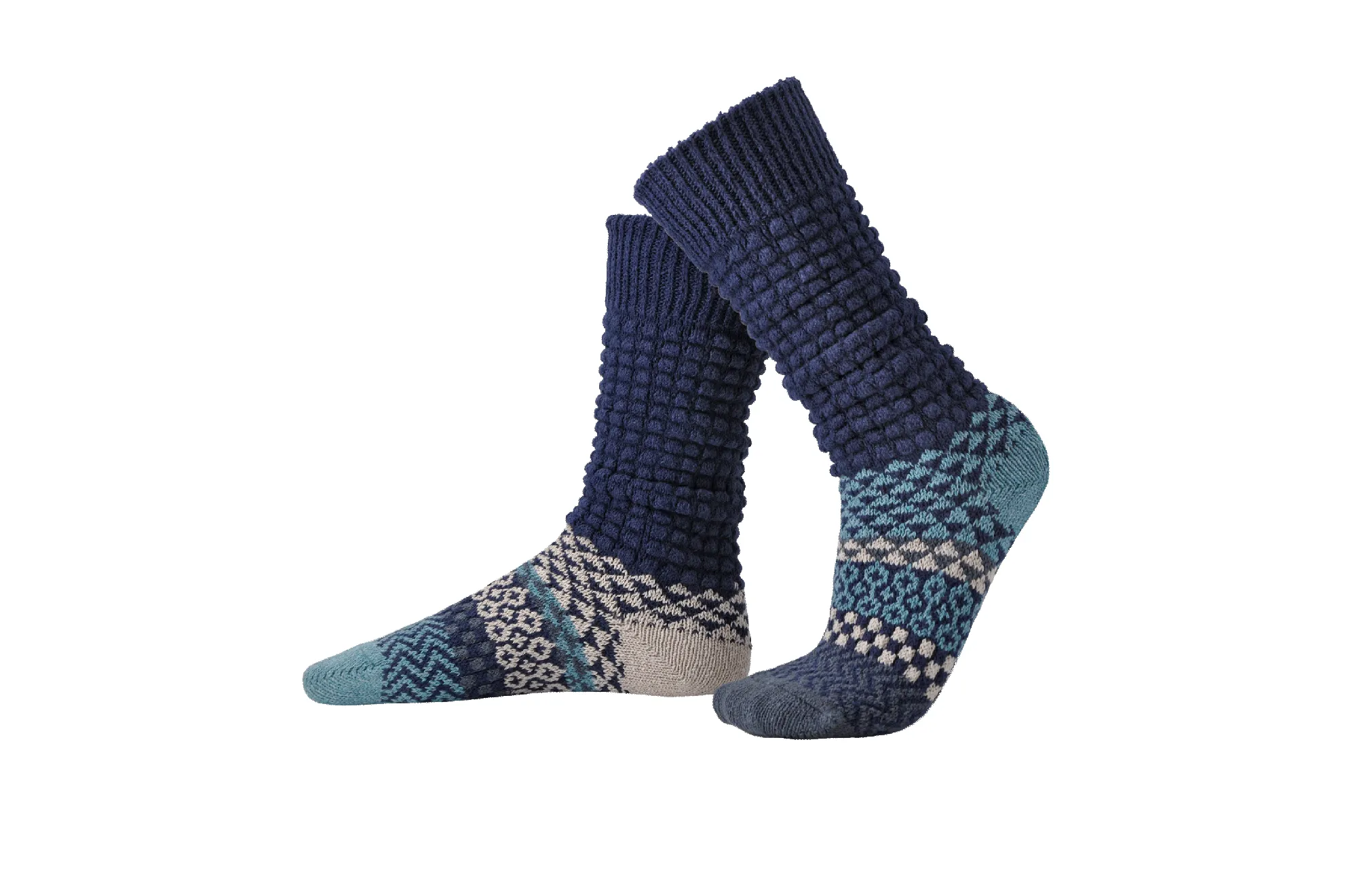 Slouch Socks - Cerulean sold by Solmate Socks product image thumbnail 4