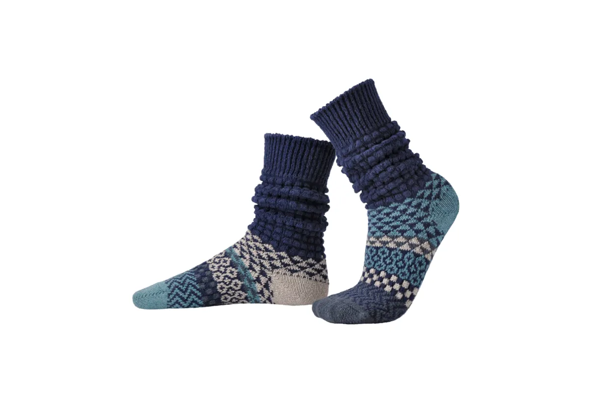 Slouch Socks - Cerulean sold by Solmate Socks