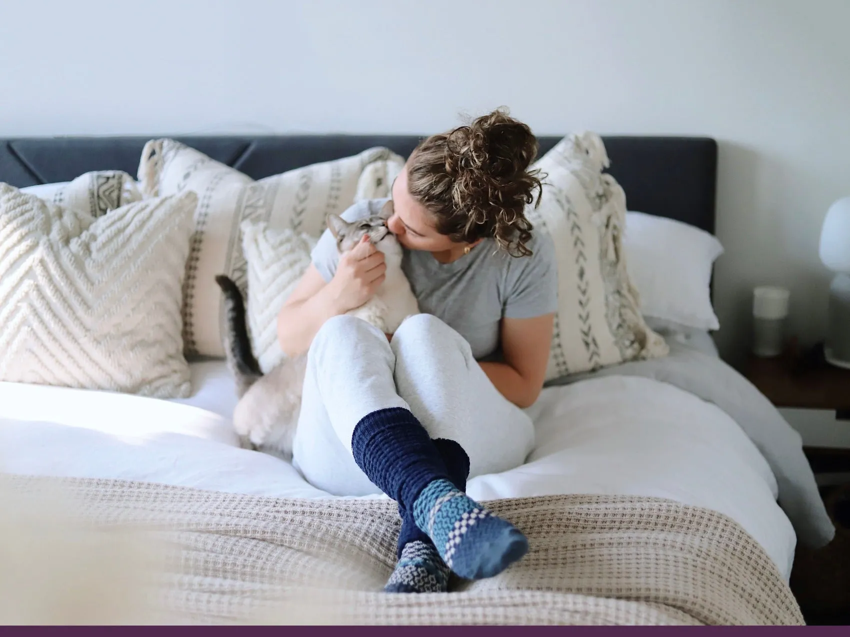 Slouch Socks - Cerulean sold by Solmate Socks product image thumbnail 2