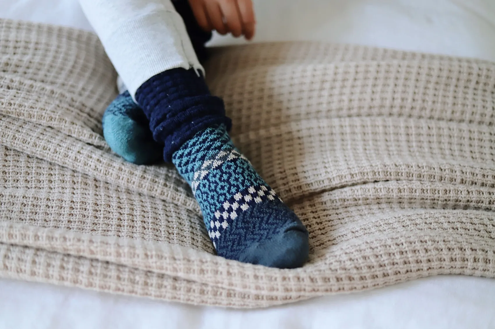 Slouch Socks - Cerulean sold by Solmate Socks product image thumbnail 5