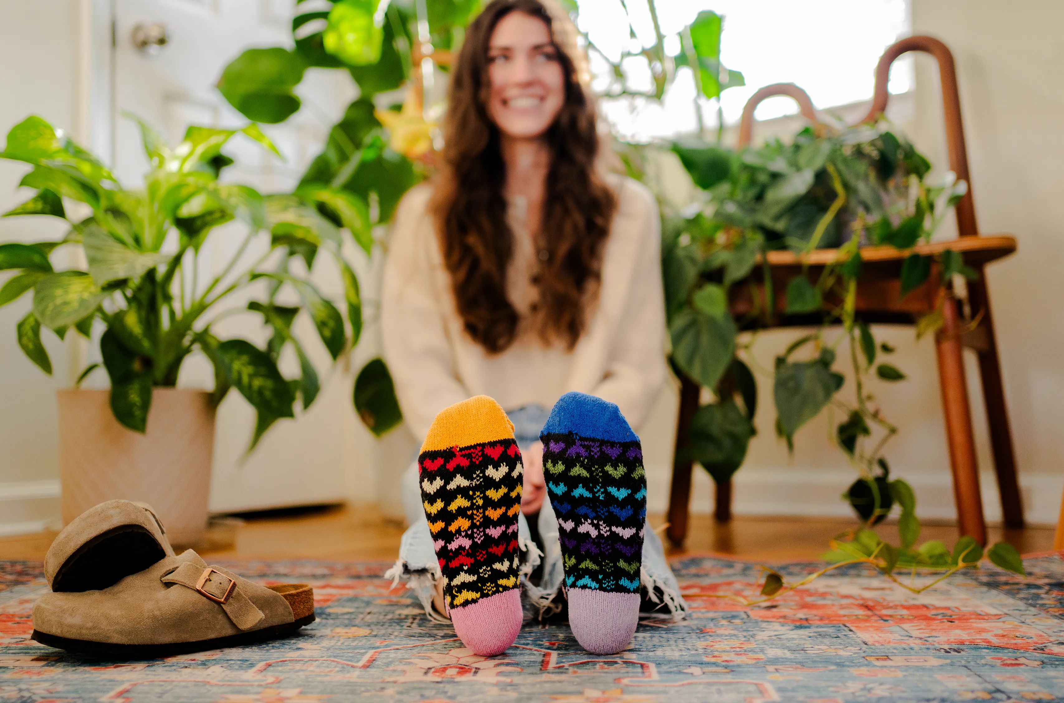 Hearts Quarter Socks sold by Solmate Socks product image thumbnail 3