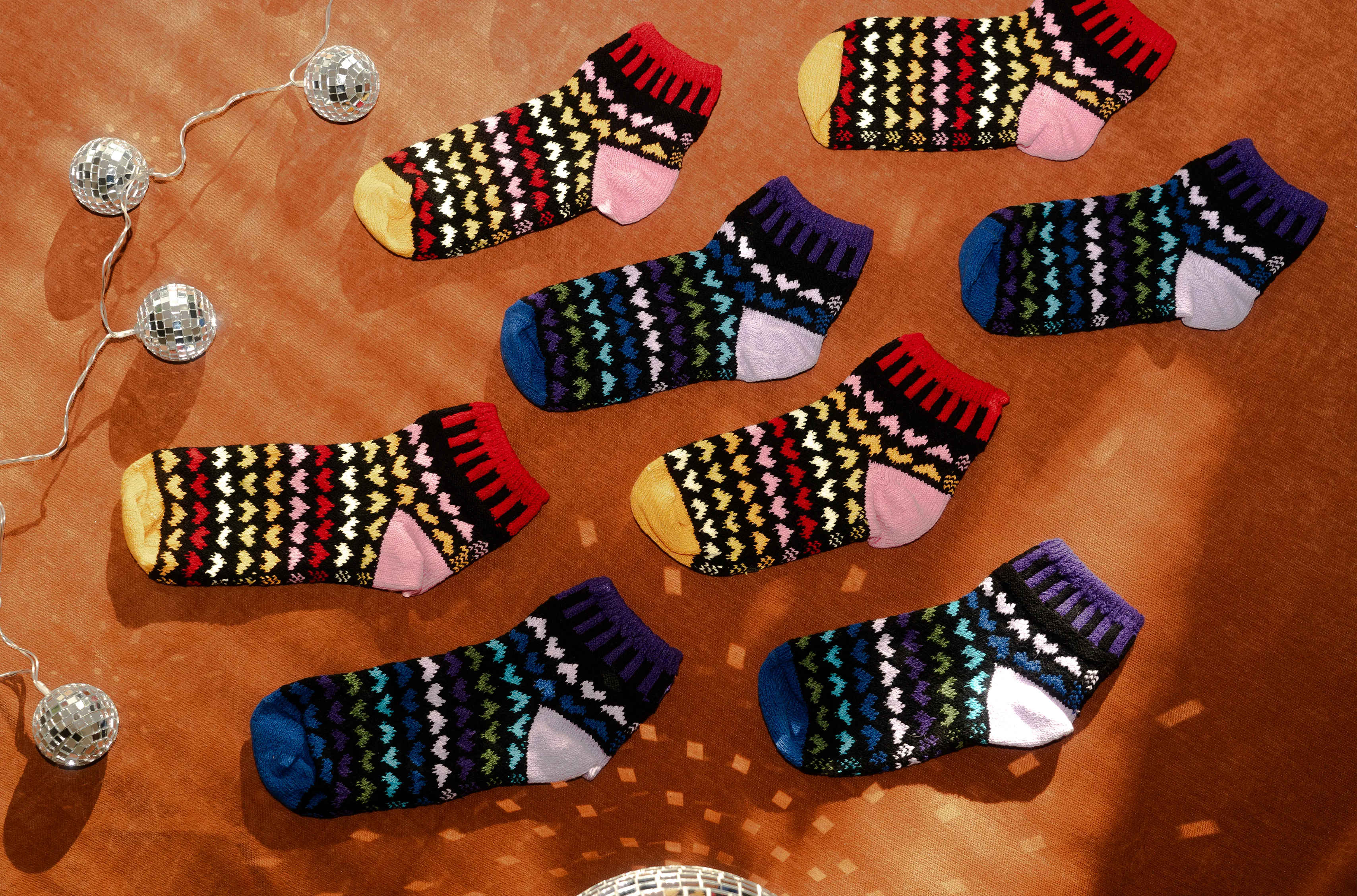 Hearts Quarter Socks sold by Solmate Socks product image thumbnail 5
