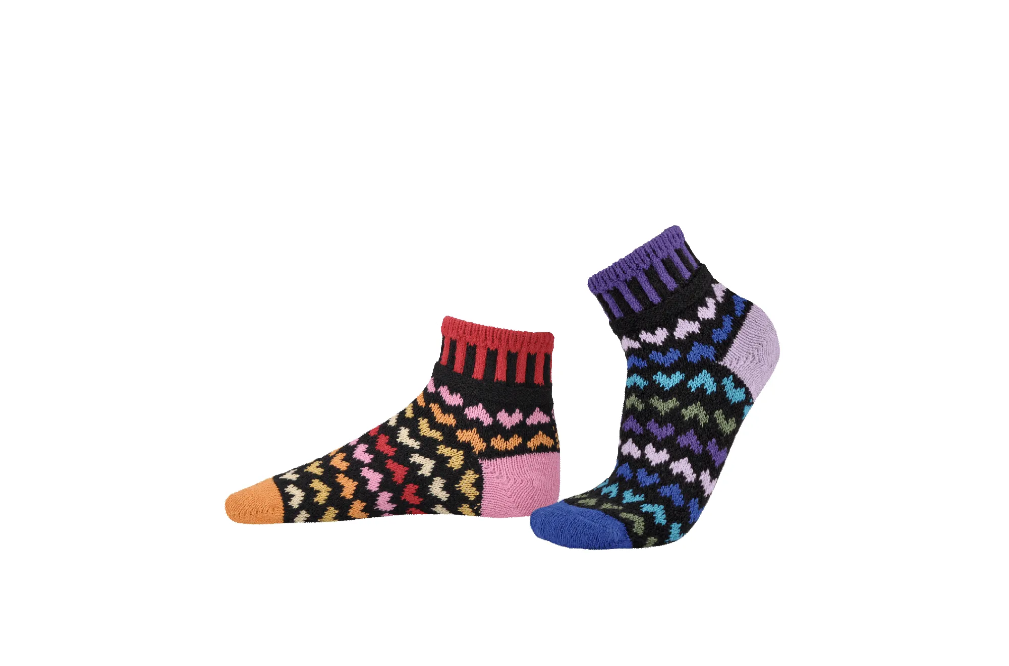 Hearts Quarter Socks sold by Solmate Socks