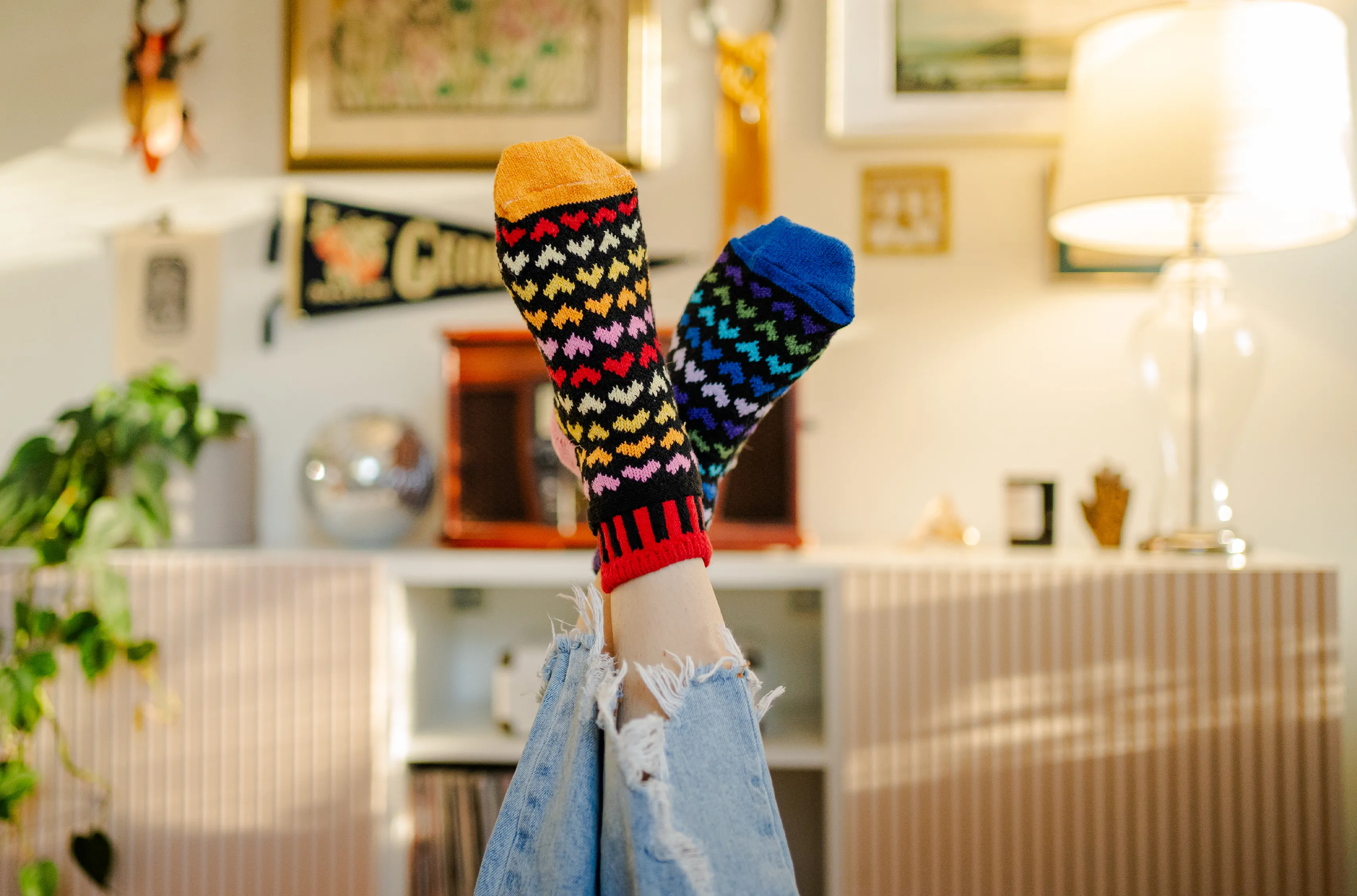 Hearts Quarter Socks sold by Solmate Socks product image thumbnail 2