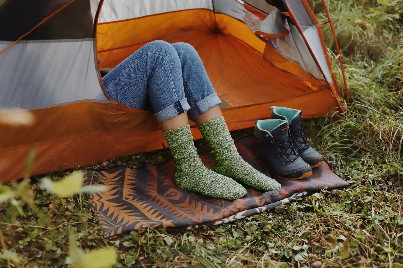 Ragg Socks - Sage sold by Solmate Socks product image thumbnail 2