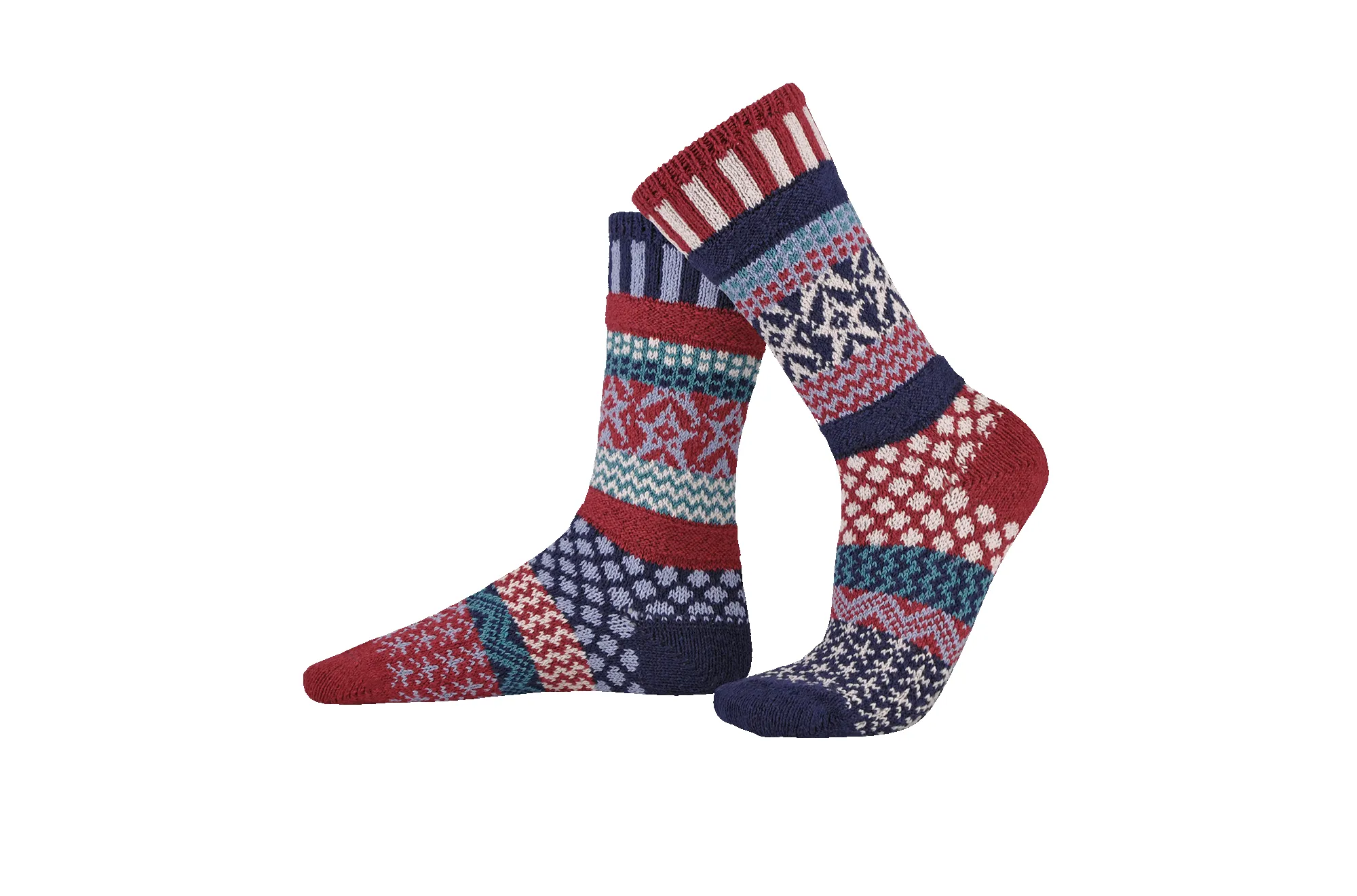 Stars and Stripes Crew Socks sold by Solmate Socks