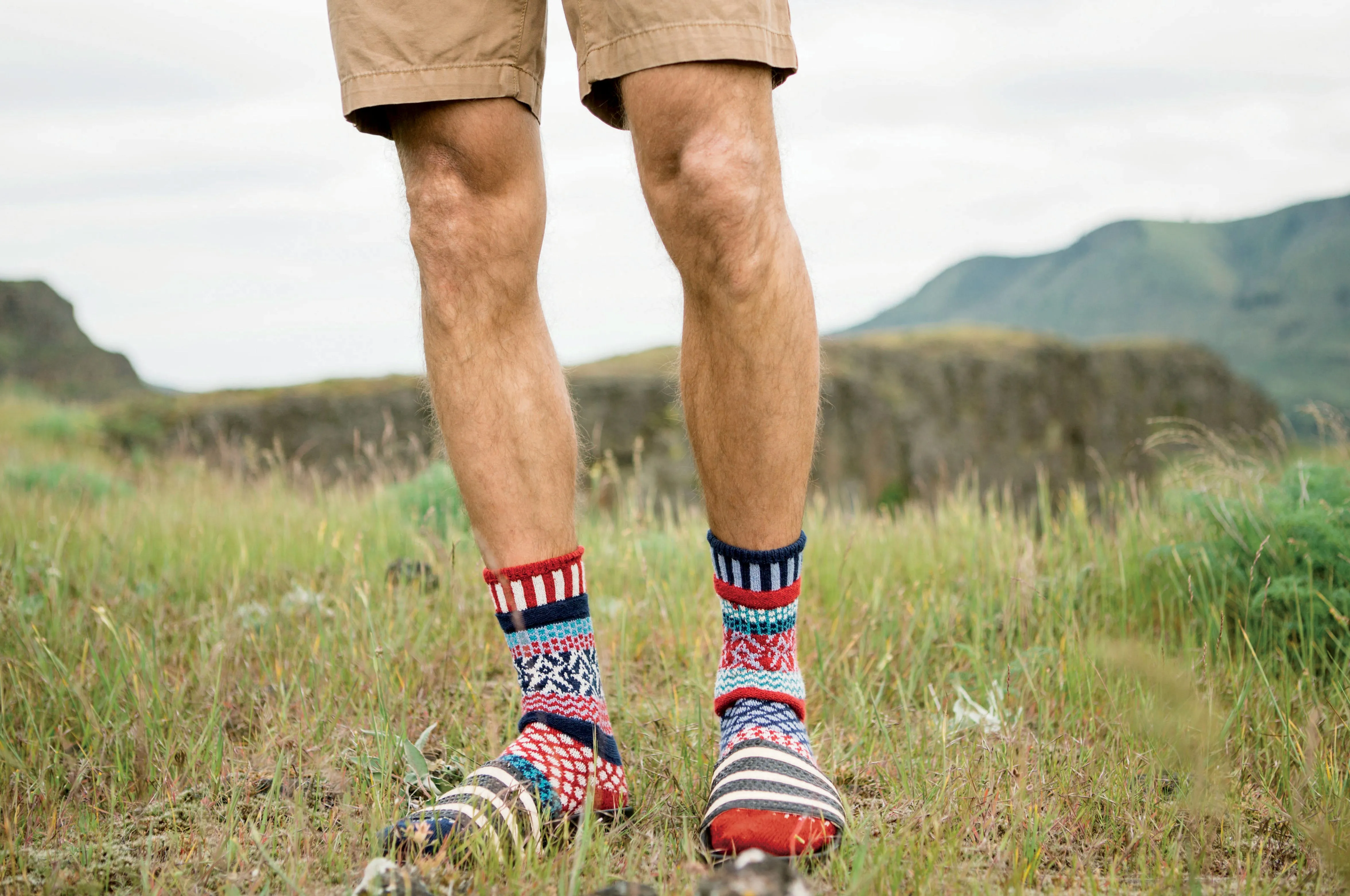 Stars and Stripes Crew Socks sold by Solmate Socks product image thumbnail 2