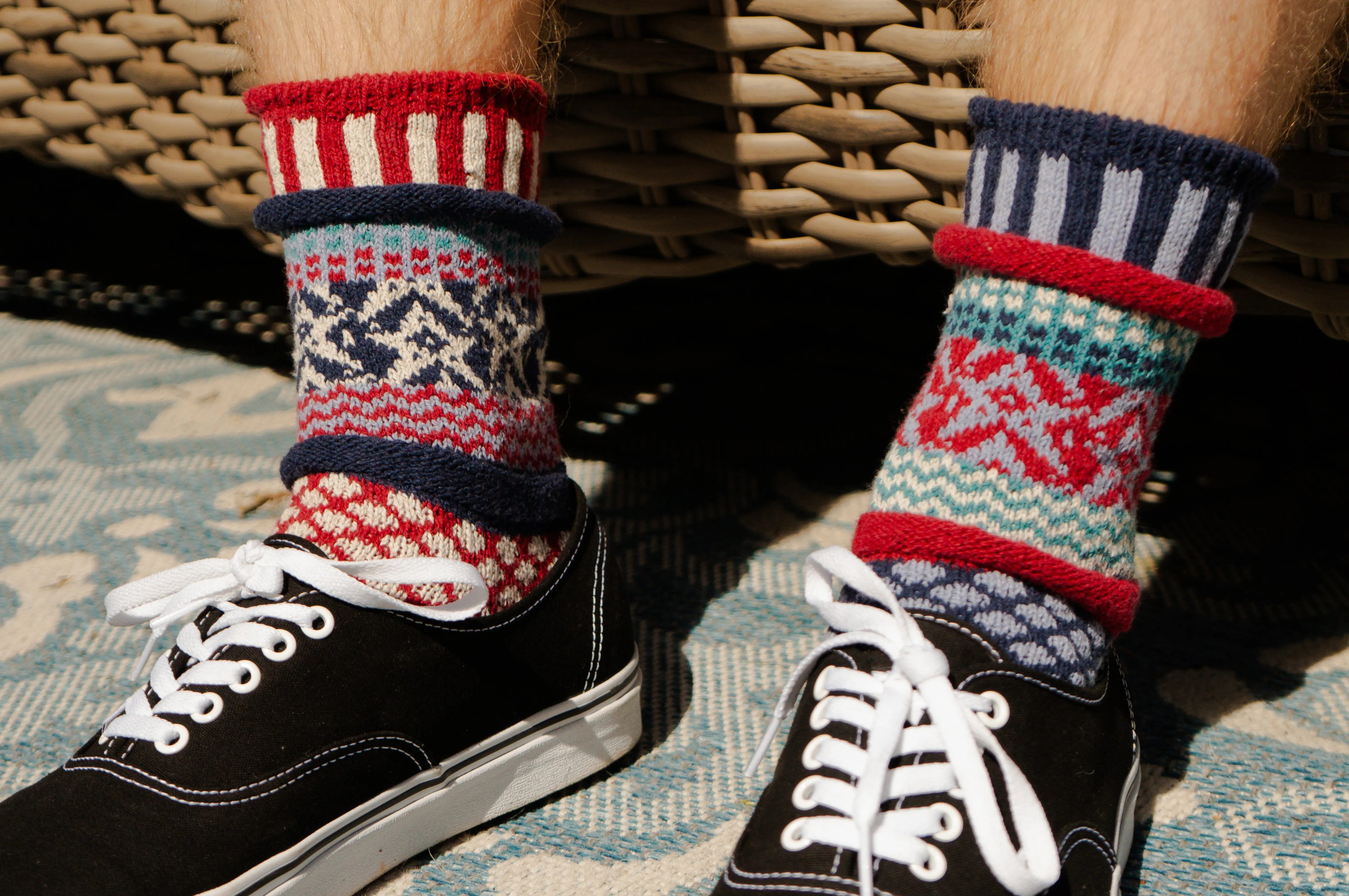 Stars and Stripes Crew Socks sold by Solmate Socks product image thumbnail 3