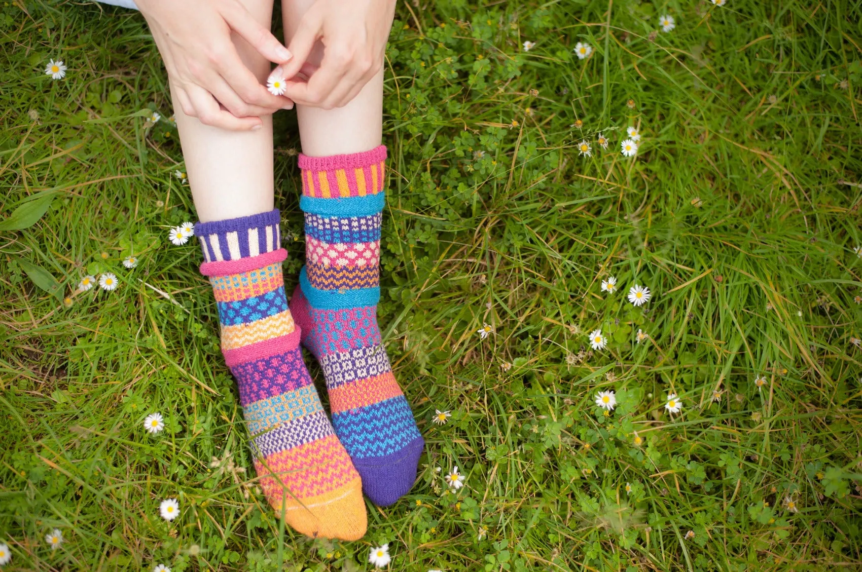 Sunny Crew Socks sold by Solmate Socks product image thumbnail 2