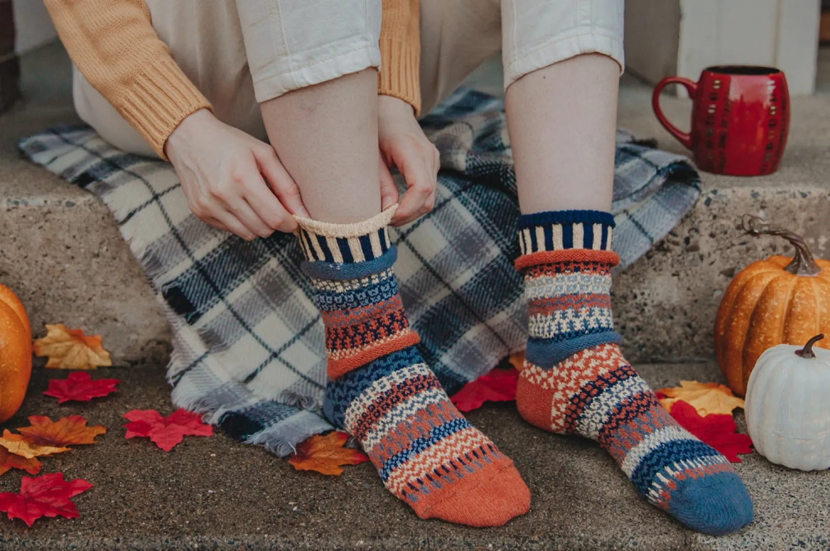 Nutmeg Crew Socks sold by Solmate Socks product image thumbnail 2