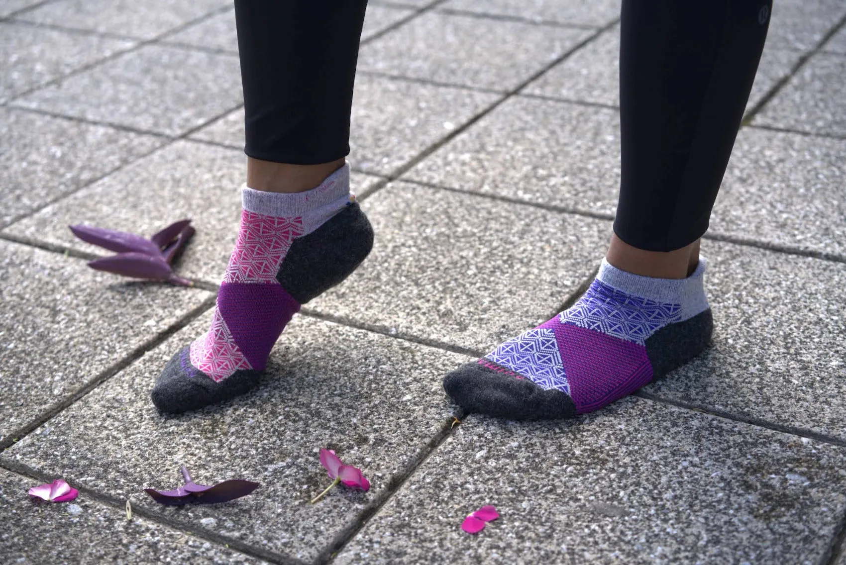 2 Pair: Ankle Performance Wool Socks - Grape sold by Solmate Socks product image thumbnail 2