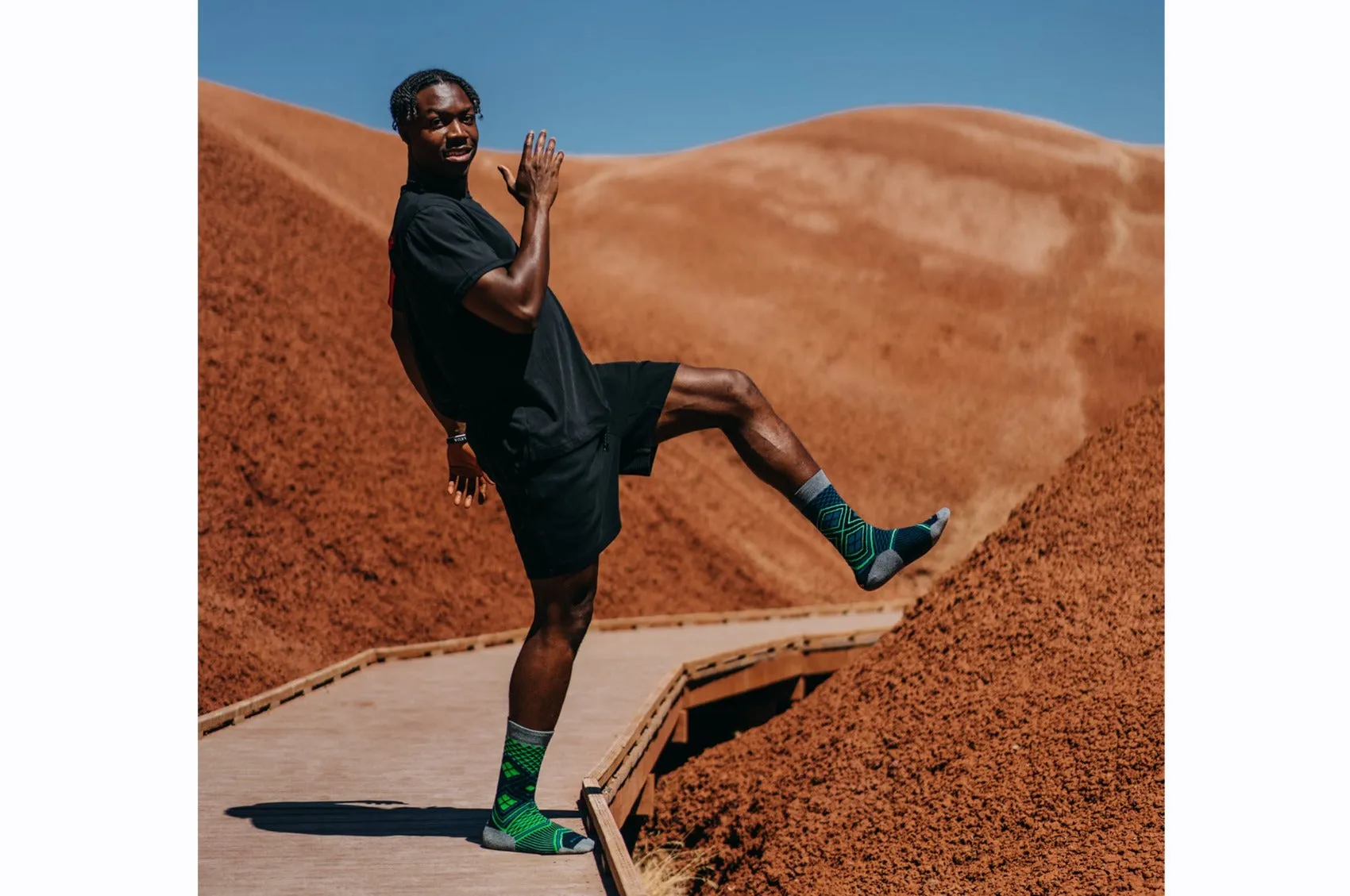 Performance Wool Socks - Lime sold by Solmate Socks product image thumbnail 4