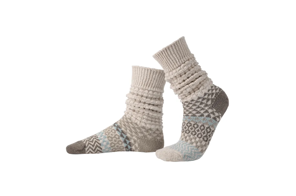 Slouch Socks - Seashell sold by Solmate Socks