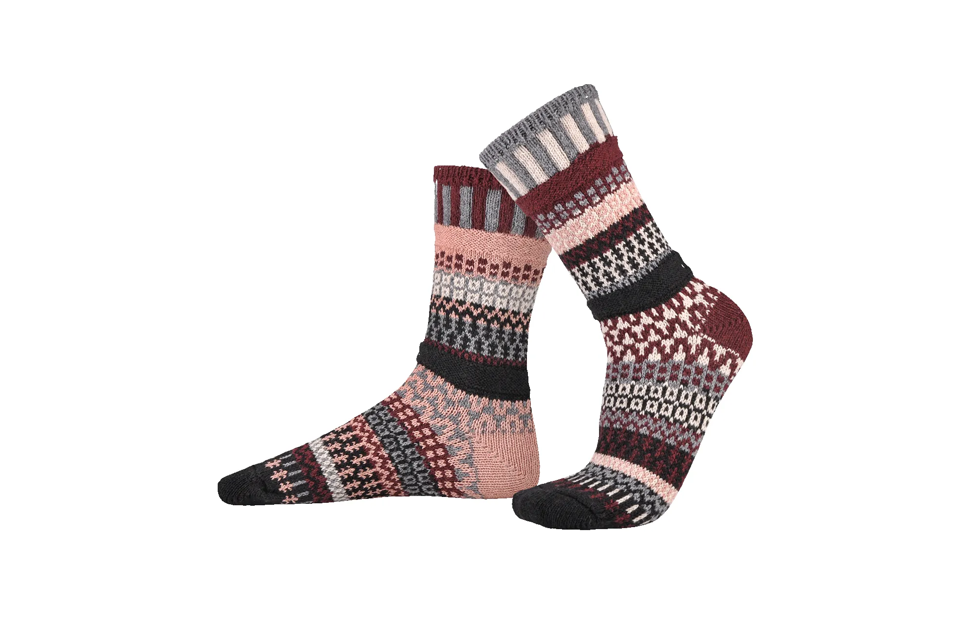 Rosewood Wool Socks sold by Solmate Socks