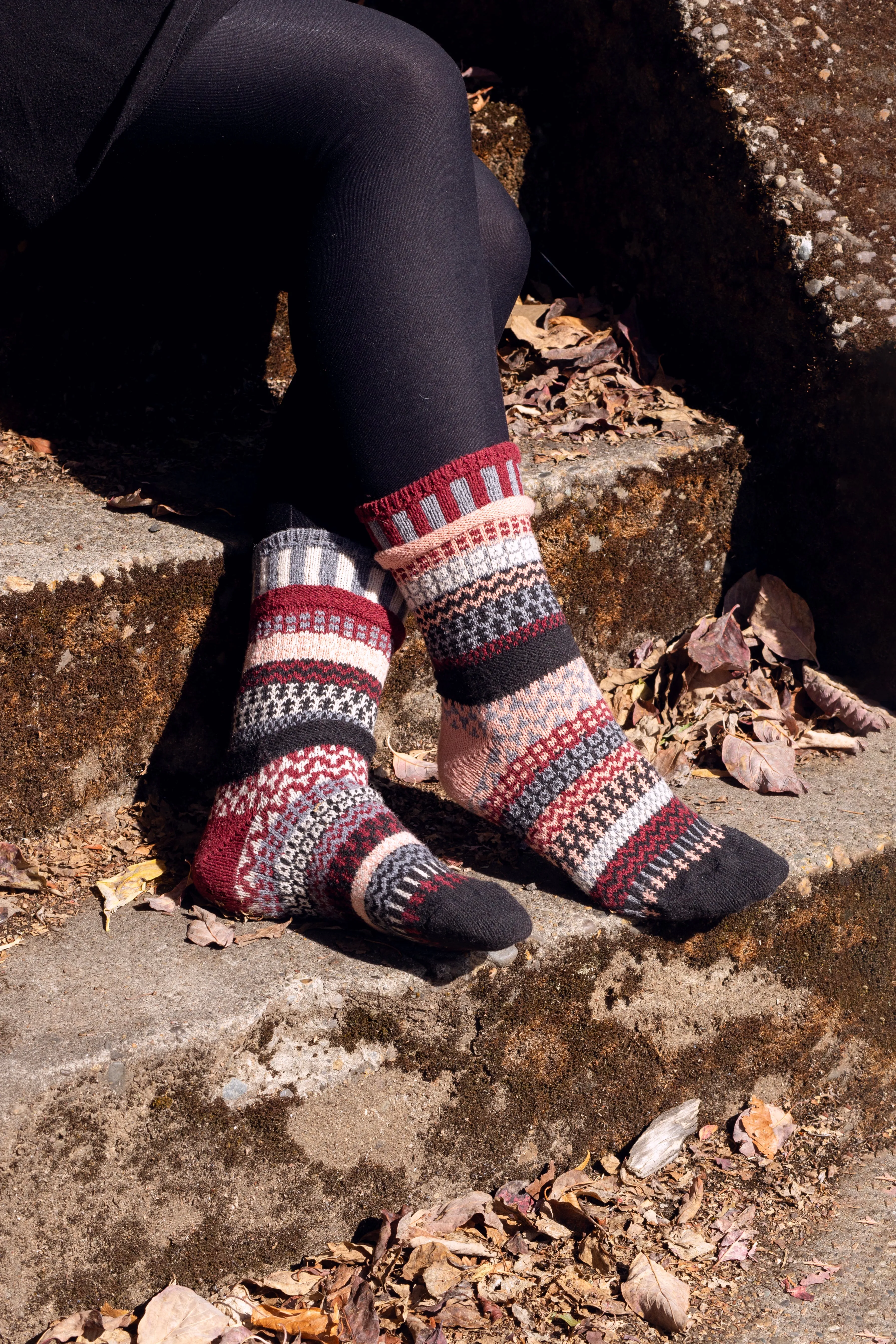 Rosewood Wool Socks sold by Solmate Socks product image thumbnail 3