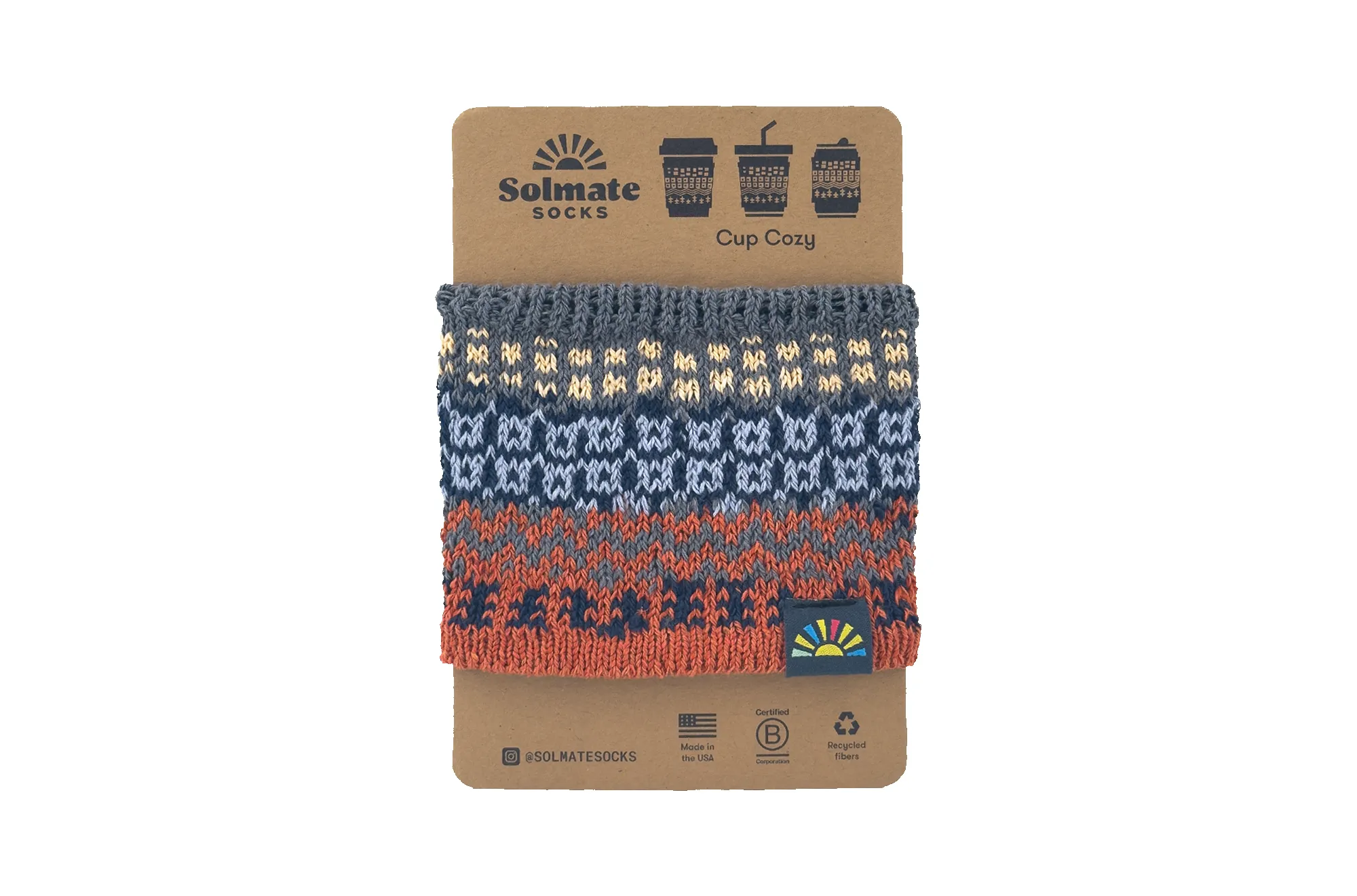 Cup Cozy sold by Solmate Socks product image thumbnail 2