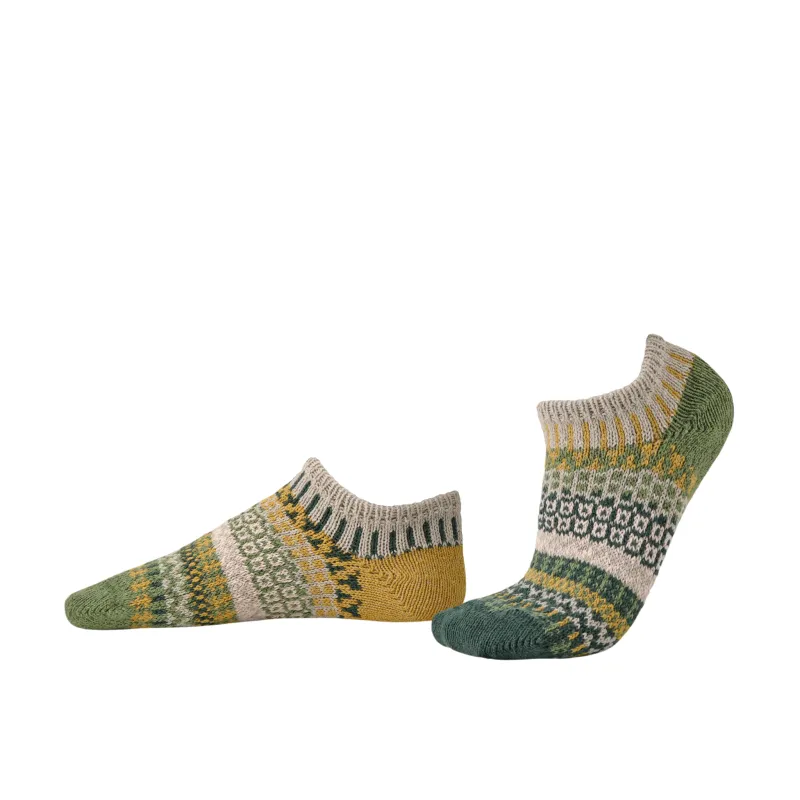 Fiddlehead Ankle Socks made by Solmate Socks