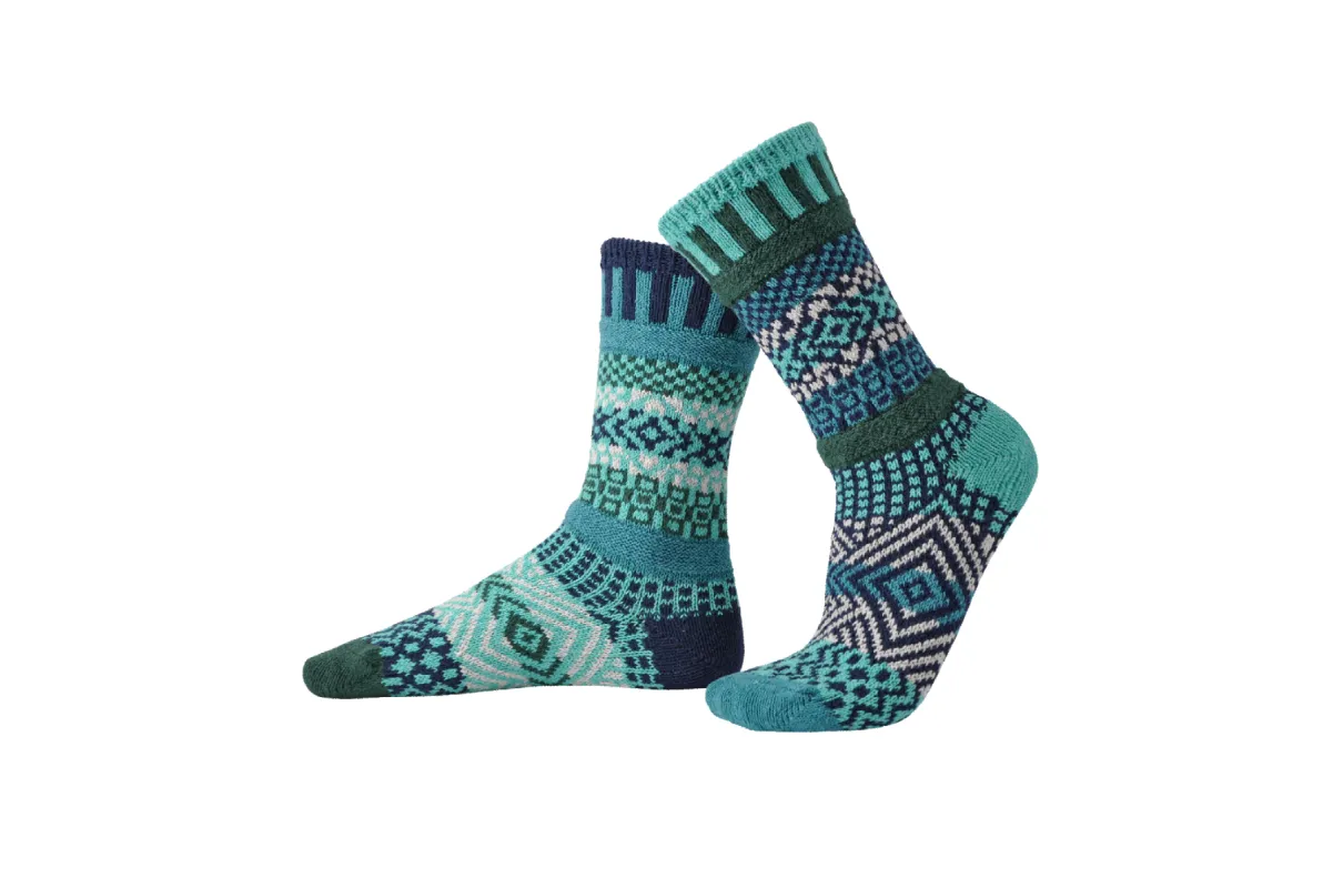 Evergreen Crew Socks sold by Solmate Socks