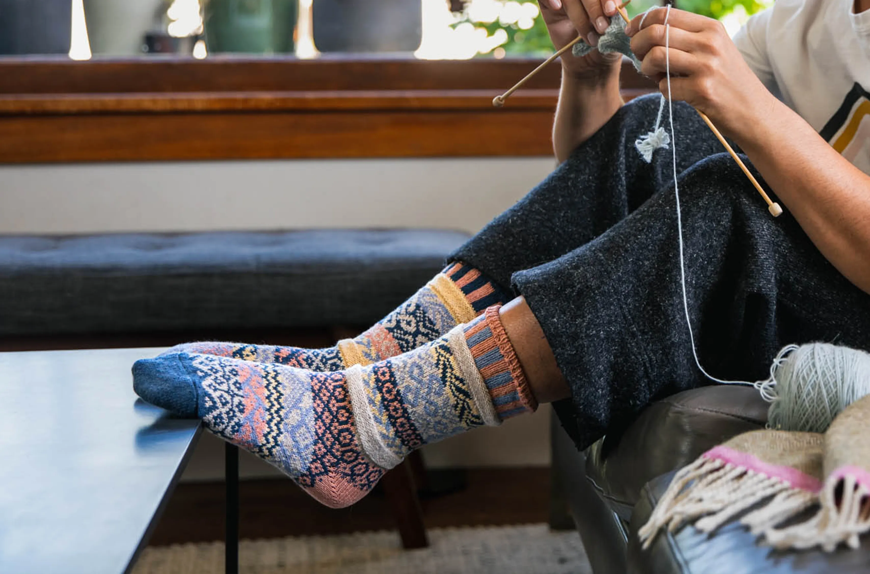 Mirage Crew Socks sold by Solmate Socks product image thumbnail 3