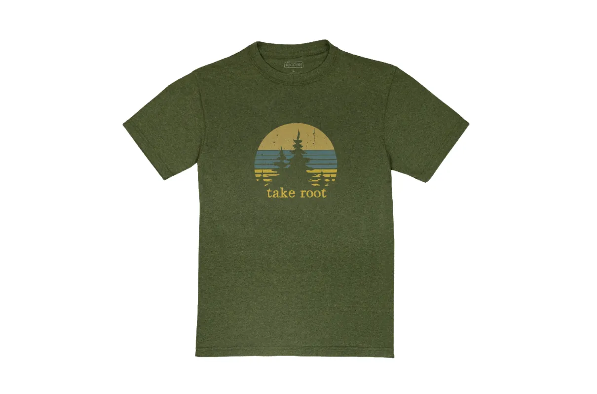 Men's Crew T-Shirt: Root sold by Solmate Socks