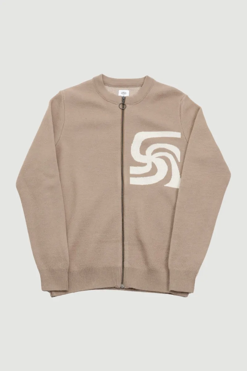 Reseller Swirl zip-up sweater sold by Soulland