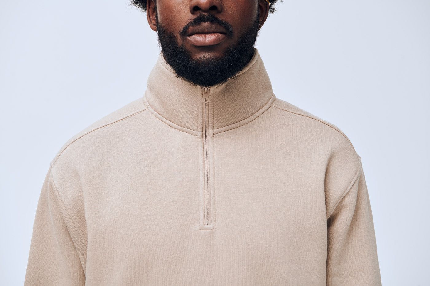 Ken half zip sweatshirt sold by Soulland product image thumbnail 2