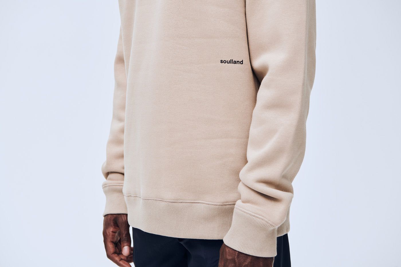 Ken half zip sweatshirt sold by Soulland product image thumbnail 4