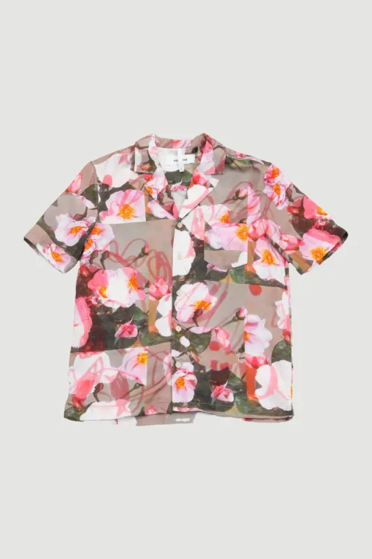 Reseller Orson AOP flower shirt made by Soulland