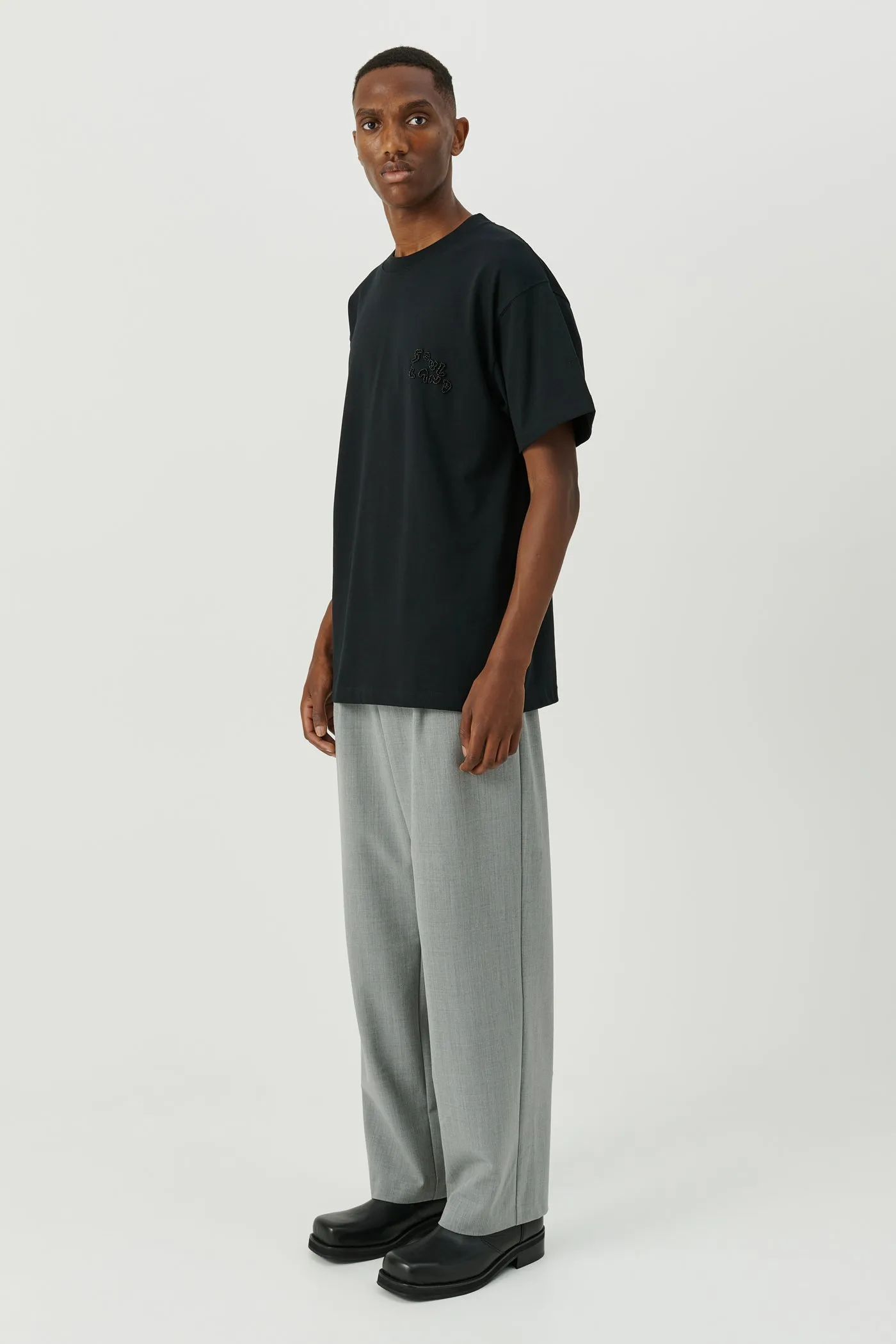 Kai Beaded Logo T-shirt sold by Soulland