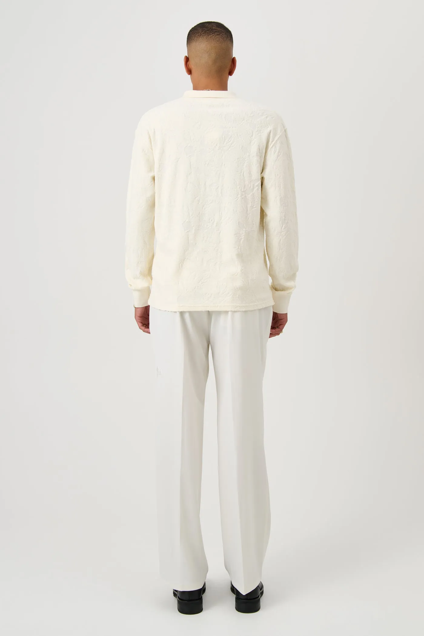 ROBERT plush L/S polo shirt sold by Soulland product image thumbnail 4
