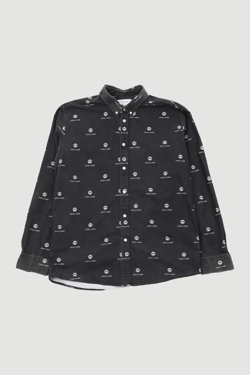 Reseller Patterned bow logo shirt - XL sold by Soulland