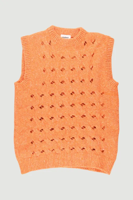Reseller TOBY open knit vest - XS/S sold by Soulland