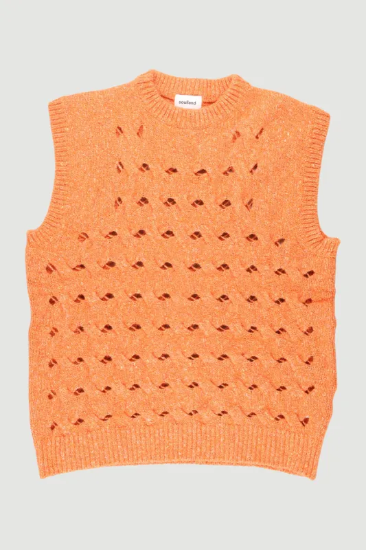 Reseller TOBY open knit vest - M/L sold by Soulland
