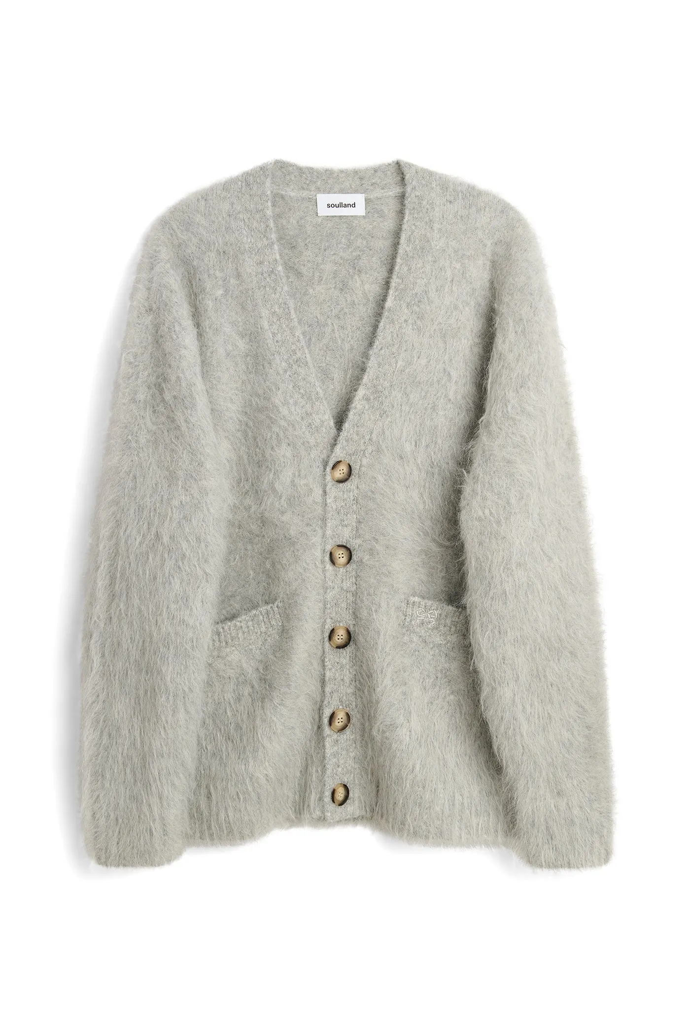 BOB alpaca mix cardigan sold by Soulland